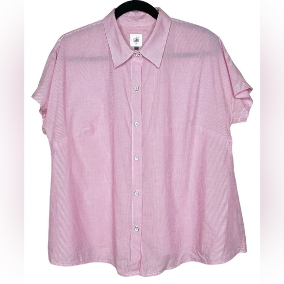 Cabi Pip Pin-Striped Top #5788 - Picture 2 of 6